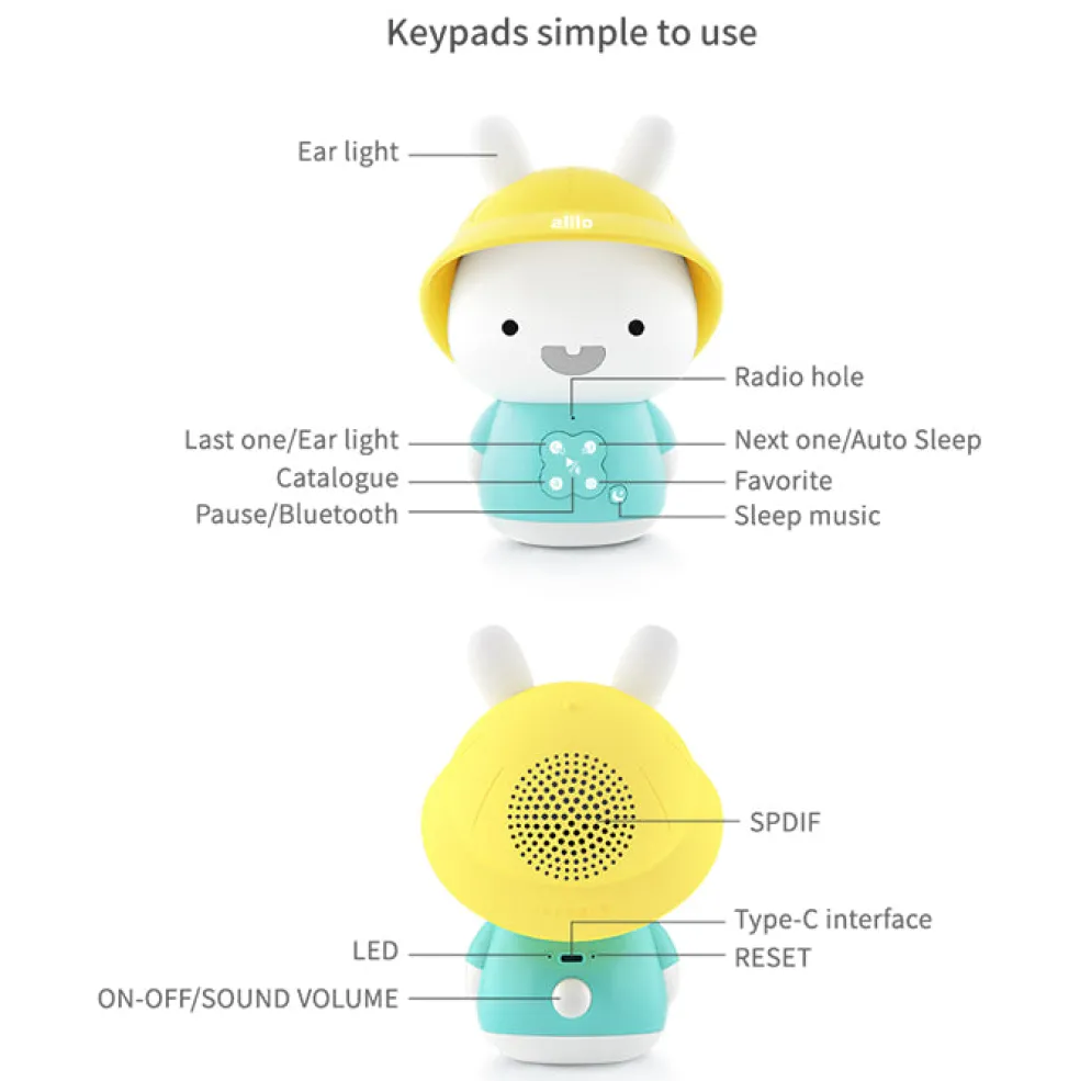 Alilo Baby Bunny with Bluetooth