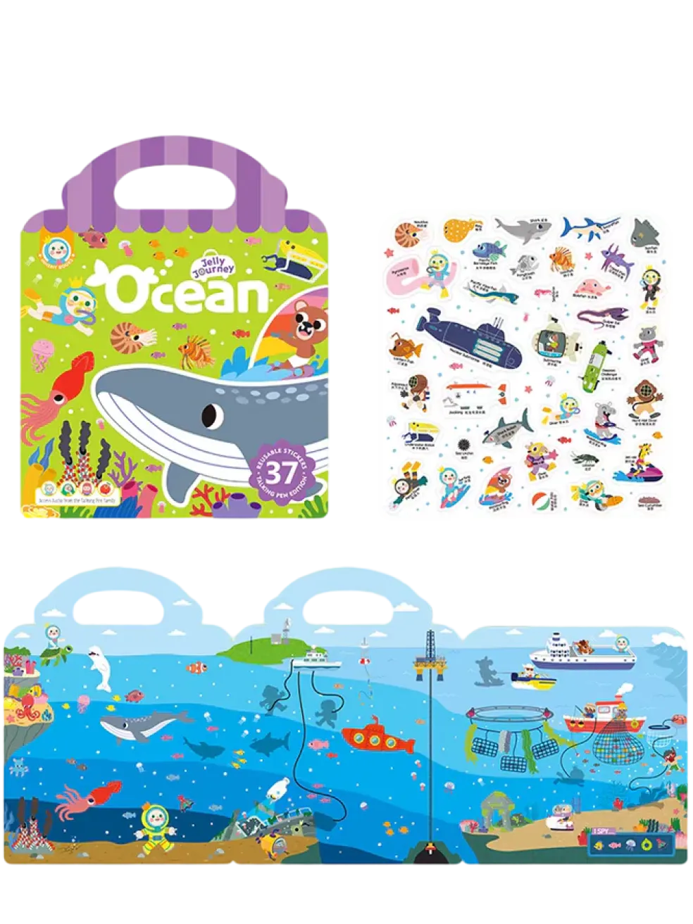 Alilo Jelly Journey Sticker Book