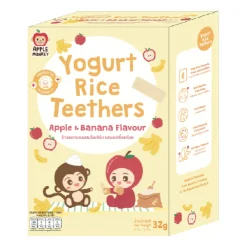 Apple Monkey Yoghurt Rice Teether