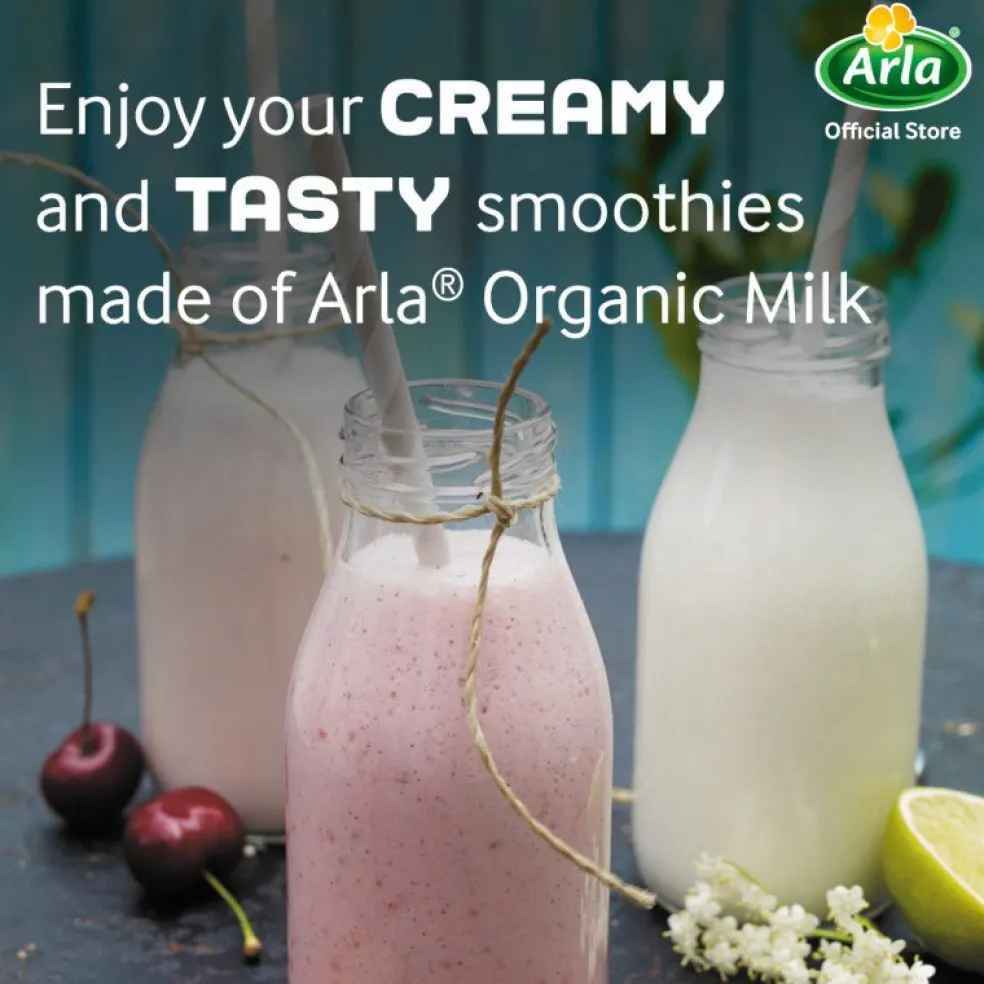 Arla Organic UHT Full Cream Milk (12x200ml)