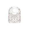 Atelier Choux Satin Bib Toile de Jouy Pink