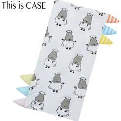 Baa Baa Sheepz Bed-Time Buddy™ Case Big Sheepz with Stripe Tag