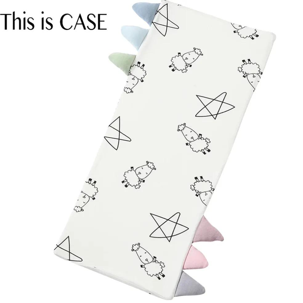 Baa Baa Sheepz Bed-Time Buddy Case Cute Big Star & Sheepz White