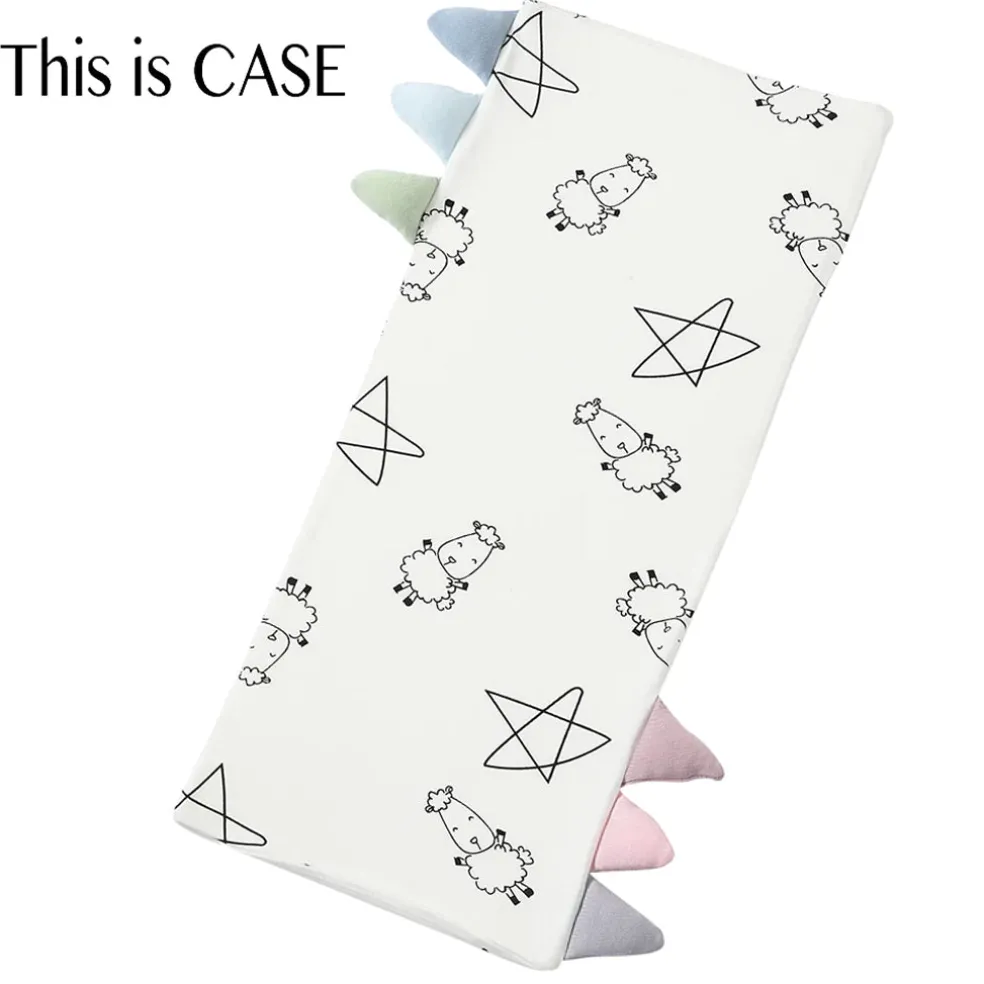 Baa Baa Sheepz Bed-Time Buddy Case Cute Big Star & Sheepz White