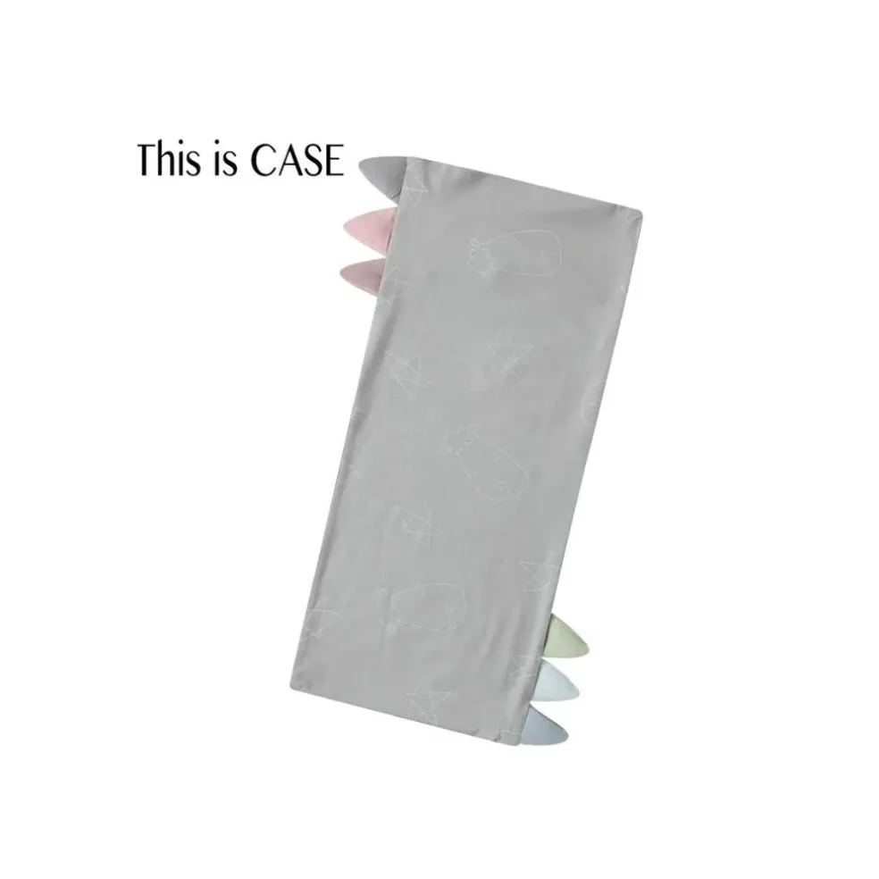 Baa Baa Sheepz Bed-Time Buddy Case Cute Big Star & Head Grey