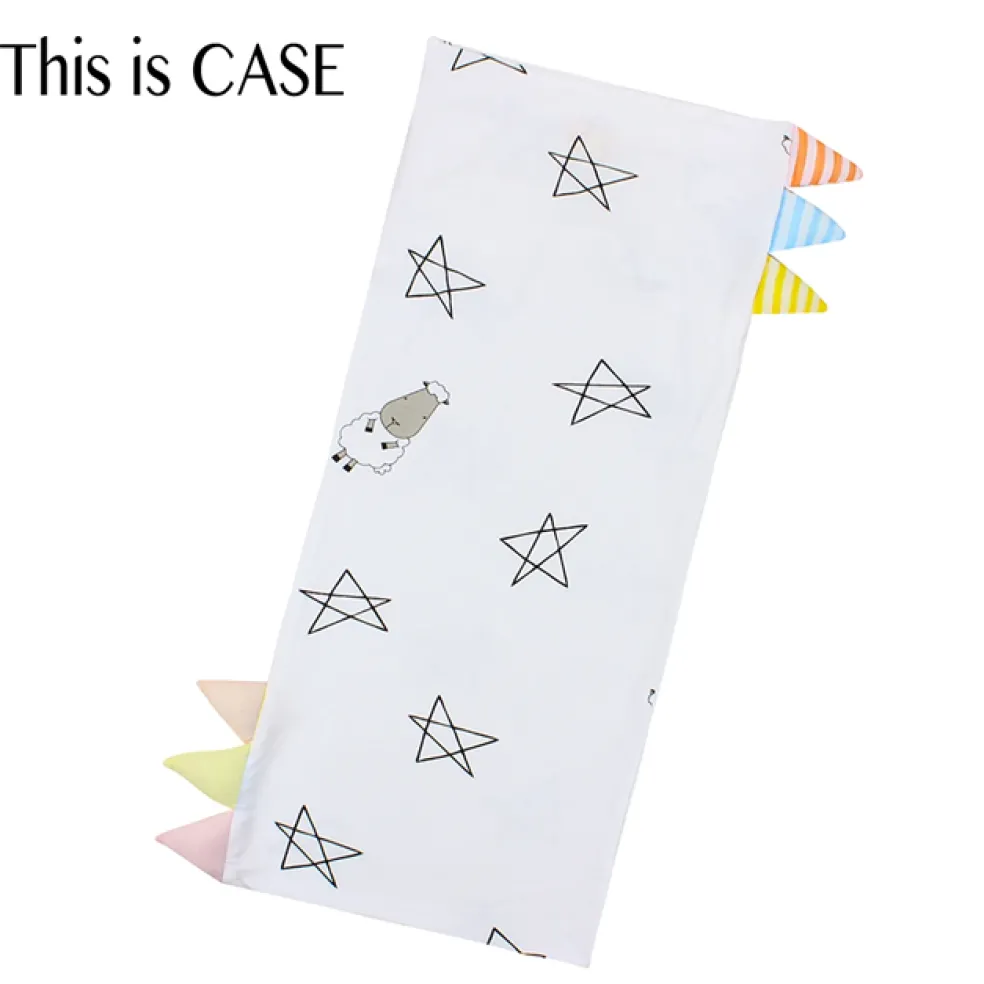 Baa Baa Sheepz Bed-Time Buddy™ Case Big Star & Sheepz & Stripe tag