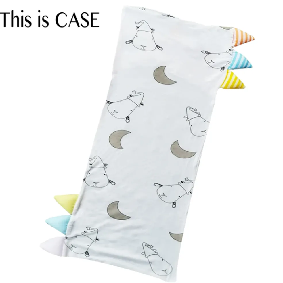 Baa Baa Sheepz Bed-Time Buddy™ Case Big Moon & Sheepz with Stripe Tag