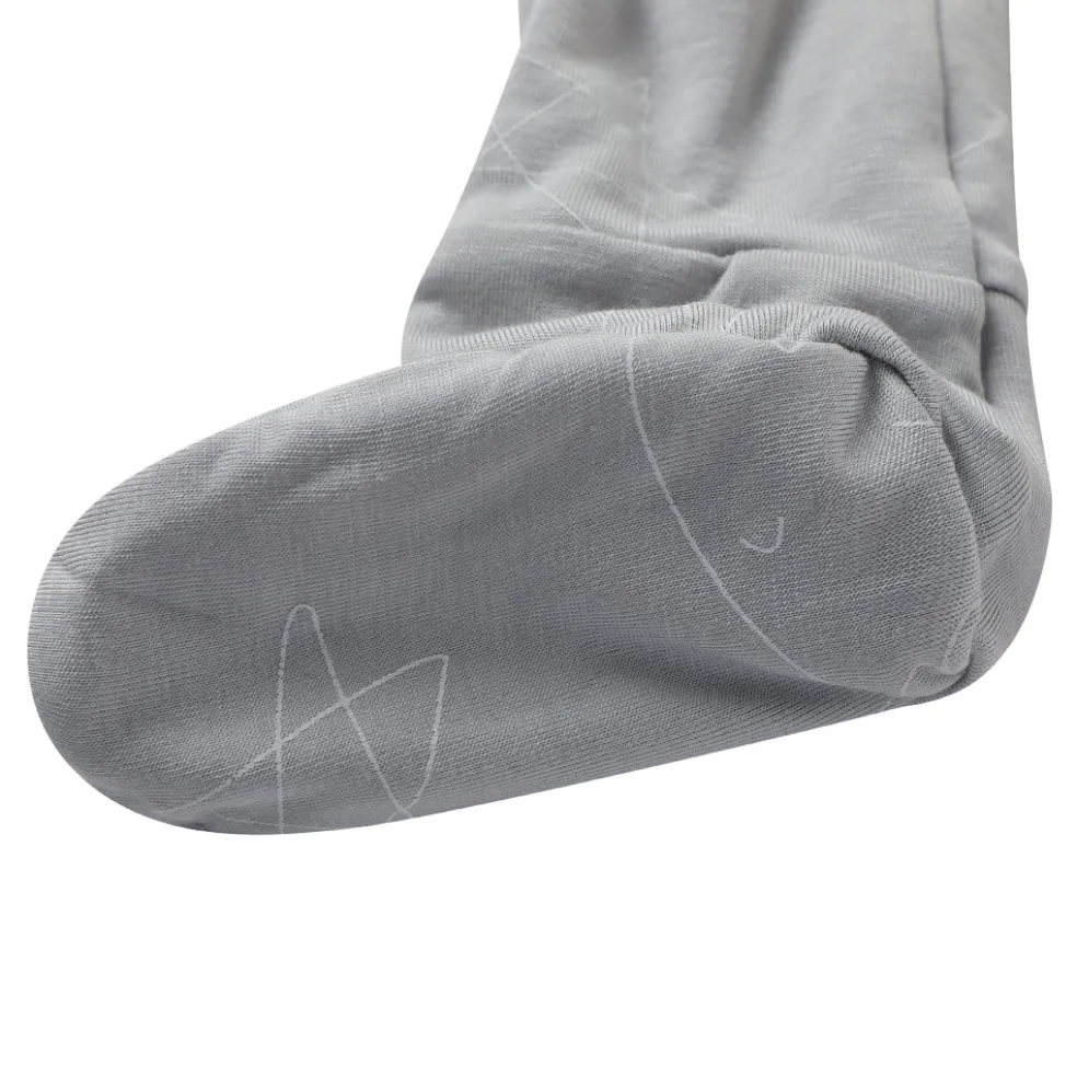 Baa Baa Sheepz Booties Cute Big Star & Head - Grey
