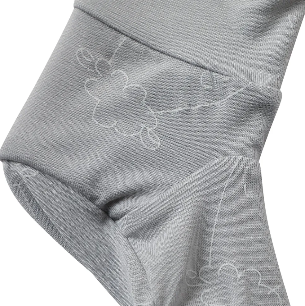 Baa Baa Sheepz Booties Cute Big Star & Head - Grey