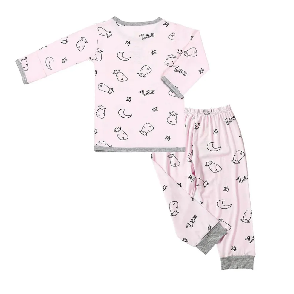 Baa Baa Sheepz Pyjamas Set Sweet Dreams Baa Baa - Pink