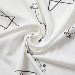 Baa Baa Sheepz Romper Cute Big Star & Sheepz - White