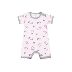 Baa Baa Sheepz Romper Short Sleeve Sweet Dreams Baa Baa - Pink