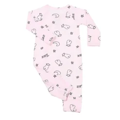 Baa Baa Sheepz Romper Side Snap Sweet Dreams Baa Baa - Pink