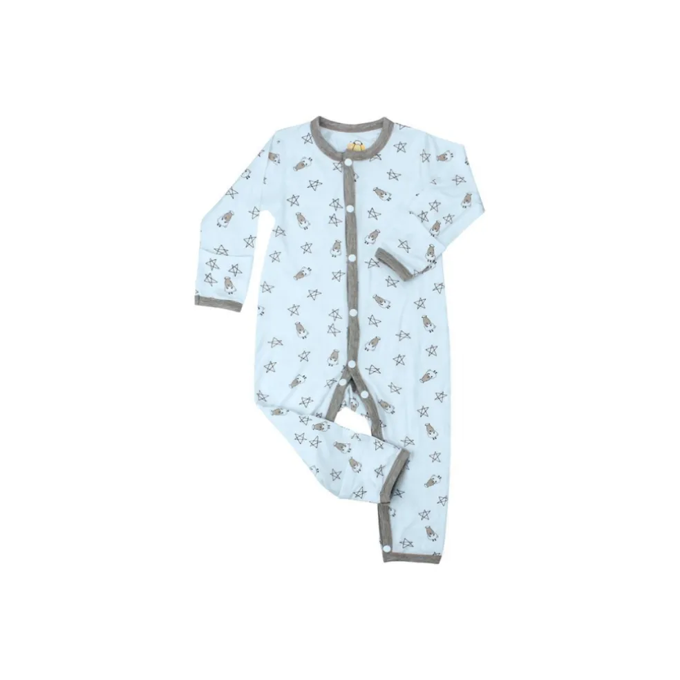 Baa Baa Sheepz Romper Small Star (Blue)