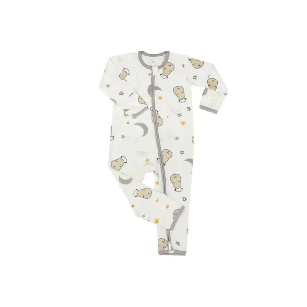 Baa Baa Sheepz Romper Zip Goodnight Baa Baa White