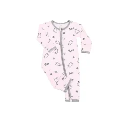 Baa Baa Sheepz Romper Zip Seet Dreams Baa Baa - Pink