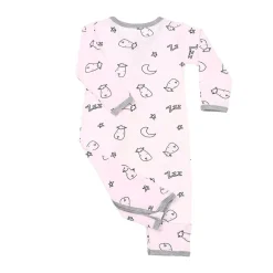 Baa Baa Sheepz Romper Zip Seet Dreams Baa Baa - Pink
