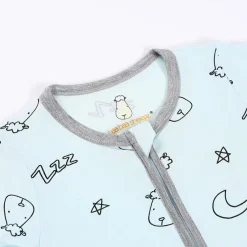 Baa Baa Sheepz Romper Zip Sweet Dreams Baa Baa - Blue