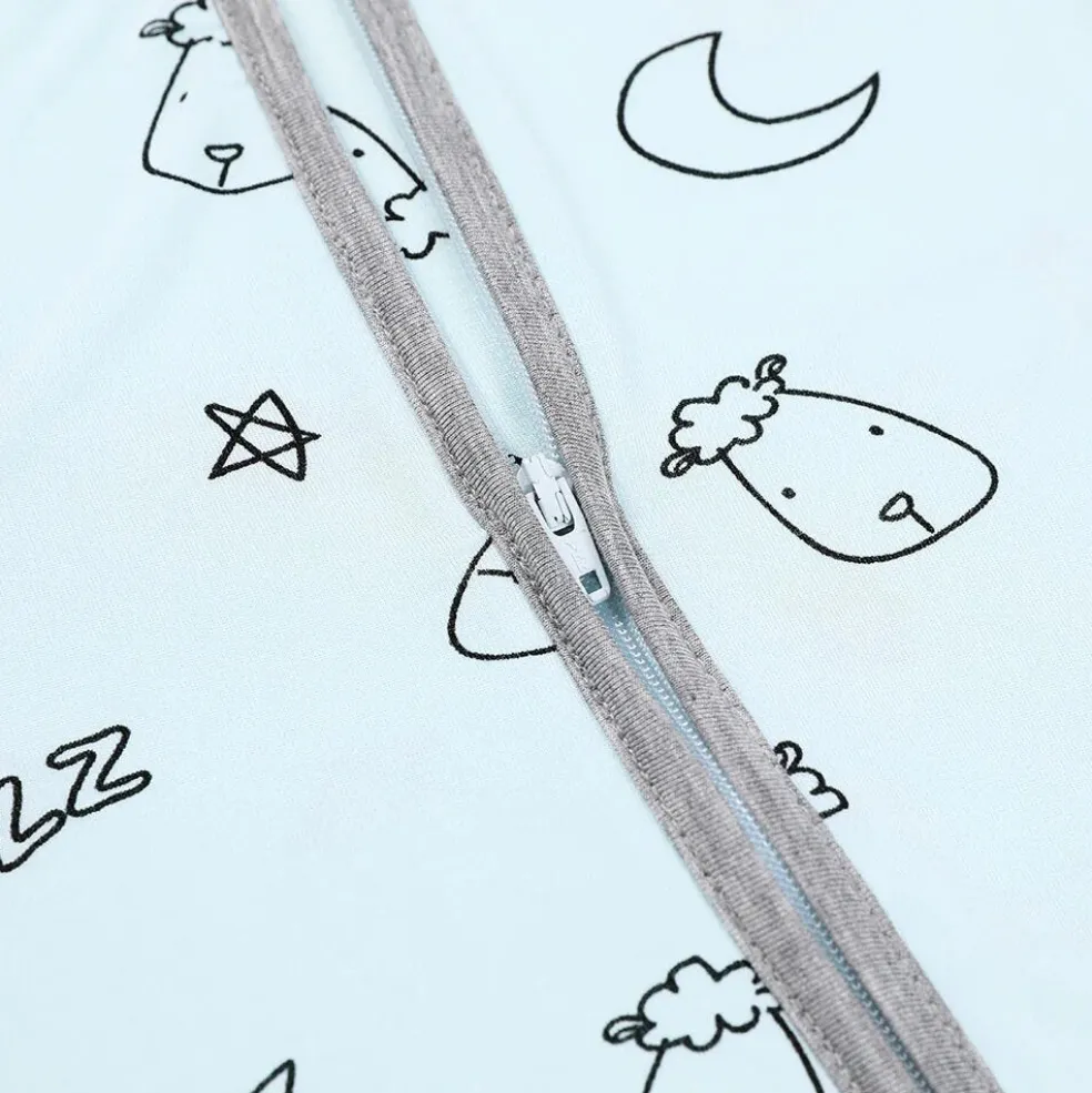 Baa Baa Sheepz Romper Zip Sweet Dreams Baa Baa - Blue