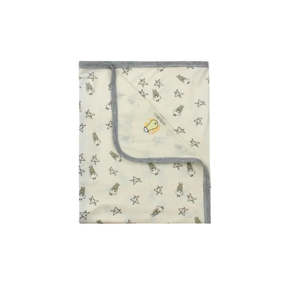 Baa Baa Sheepz Single Layer Blanket Small Star & Sheepz