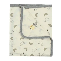 Baa Baa Sheepz Single Layer Blanket Small Moon & Sheepz