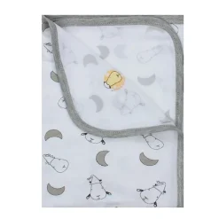 Baa Baa Sheepz Single Layer Blanket Small Moon & Sheepz