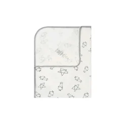 Baa Baa Sheepz Single Layer Blanket Cute Big Star & Sheepz White - 4T