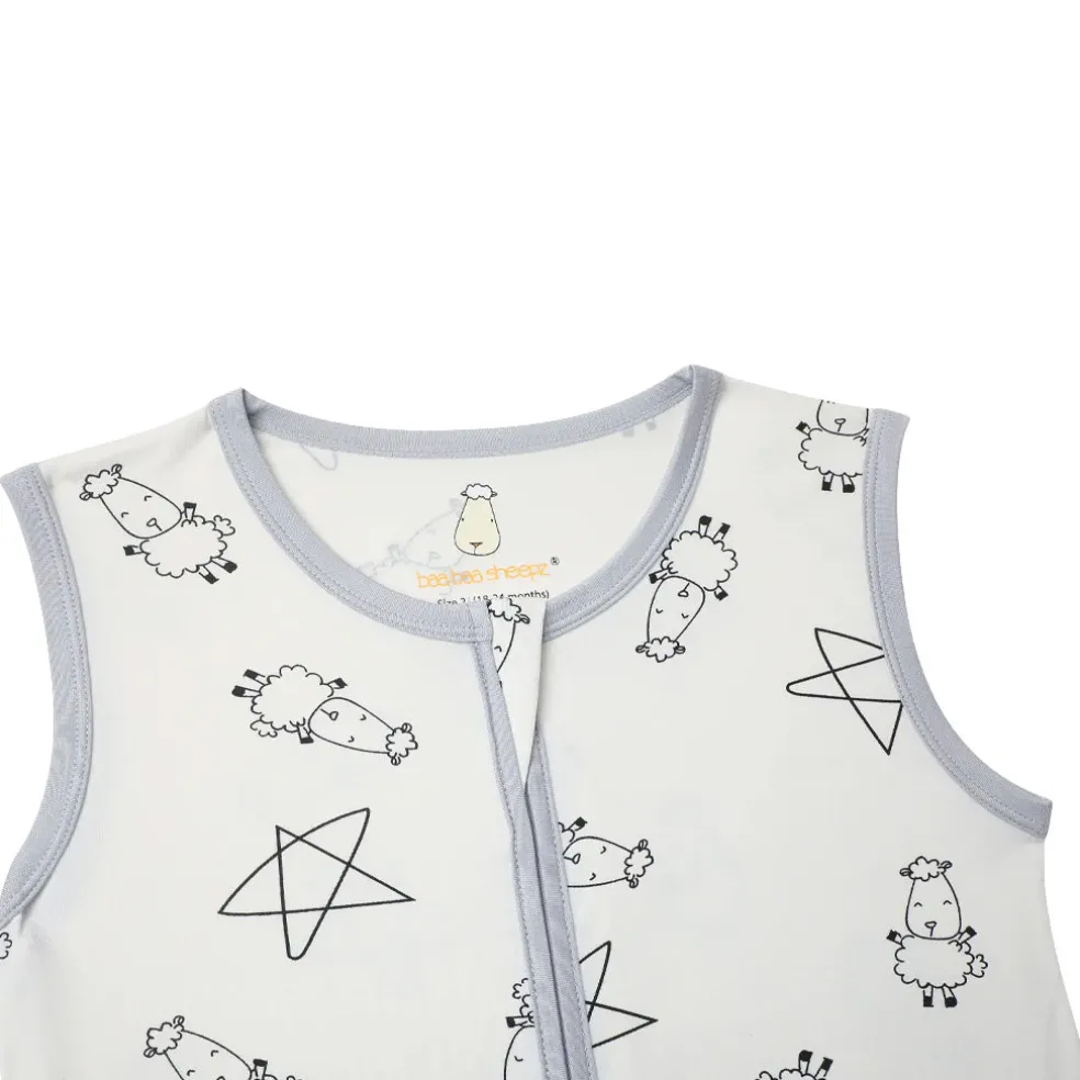 Baa Baa Sheepz Wearable Blanket Zip Big Star and Sheepz White
