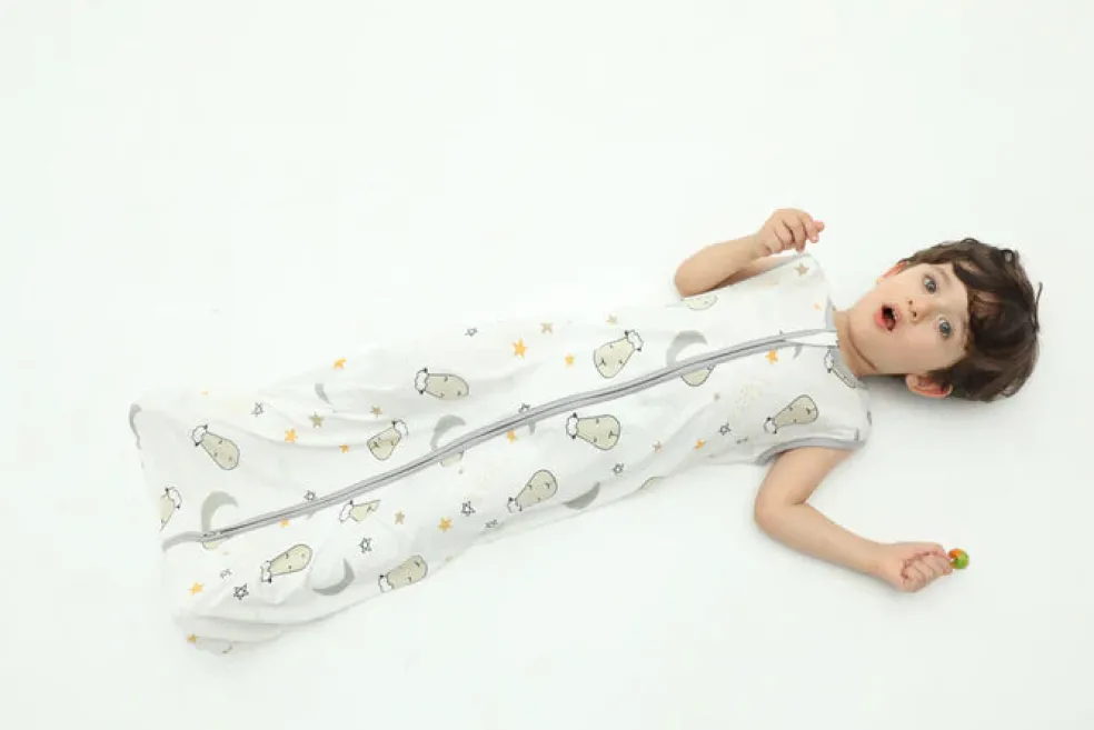 Baa Baa Sheepz Wearable Blanket Zip Goodnight Baa Baa White