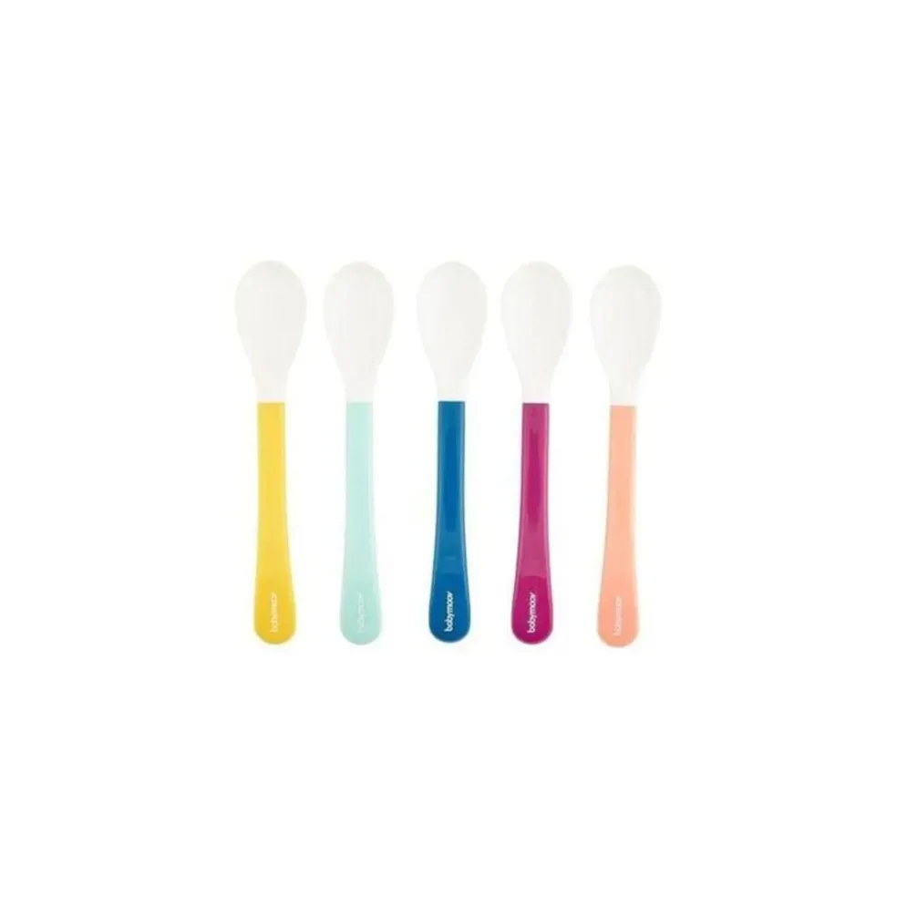 Babymoov 2nd Age Multicoloured Spoon x 5pc