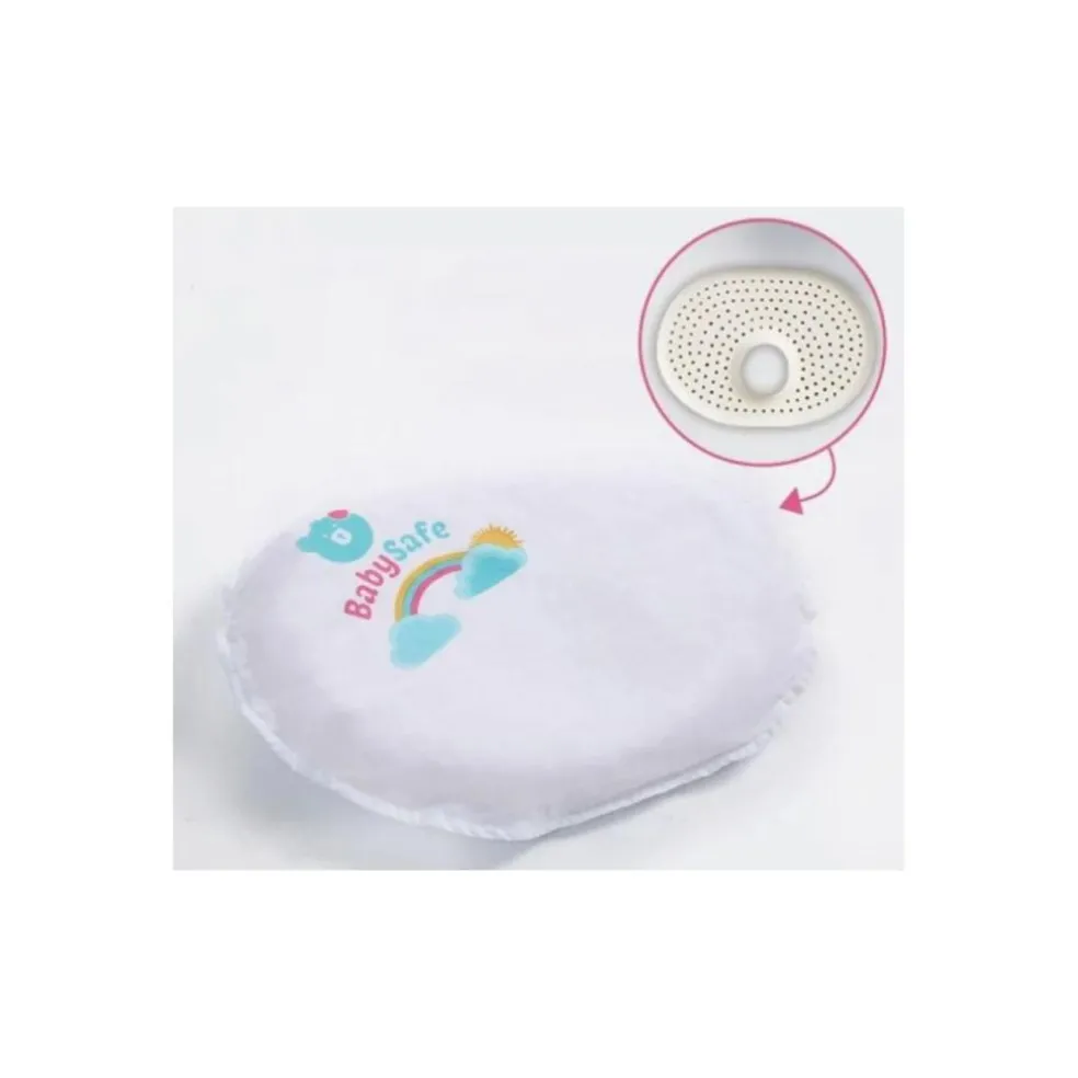 BabySafe Newborn Latex Dimple Pillow with Case