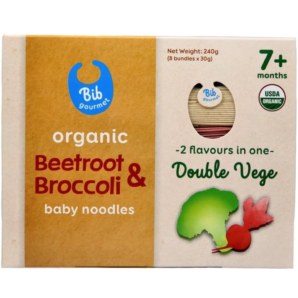 Bib Gourmet Organic Baby Noodles 30g x 8