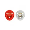 BIBS Natural Rubber Pacifier Twin Pack - Candy Apple / Haze 0-6 Months