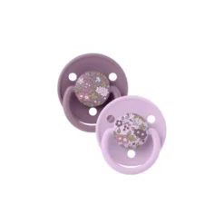 BIBS x LIBERTY Delux Silicone Pacifier Twin Pack (0-3 years)