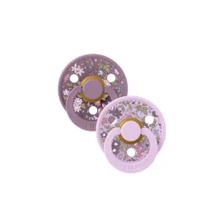 BIBS x LIBERTY Natural Rubber Latex Pacifier Twin Pack - Chamomile