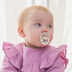 BIBS x LIBERTY Natural Rubber Latex Pacifier Twin Pack - Chamomile