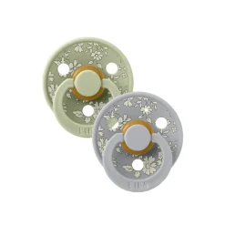 BIBS x LIBERTY Natural Rubber Latex Pacifier Twin Pack - Capel