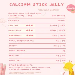 Biomela Calcium Stick Jelly | Peach