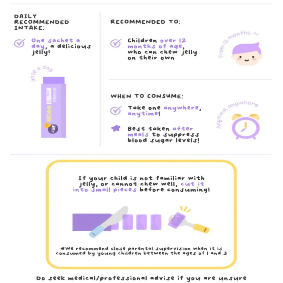 Biomela Poo Poo Stick Jelly | Grape