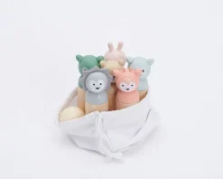 Bubble Wooden Animal Bowling Set