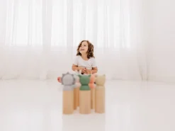 Bubble Wooden Animal Bowling Set
