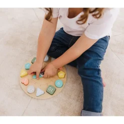 Bubble Wooden Clock
