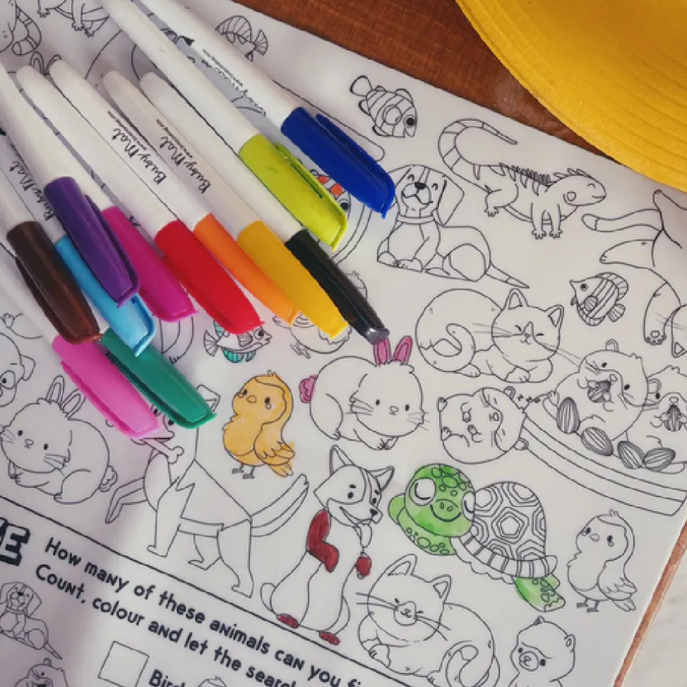 Busymat Large Placemat - Busy Detective: Pets