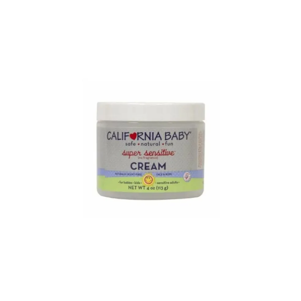 California Baby Super Sensitive Moisturizing Cream 4 Oz