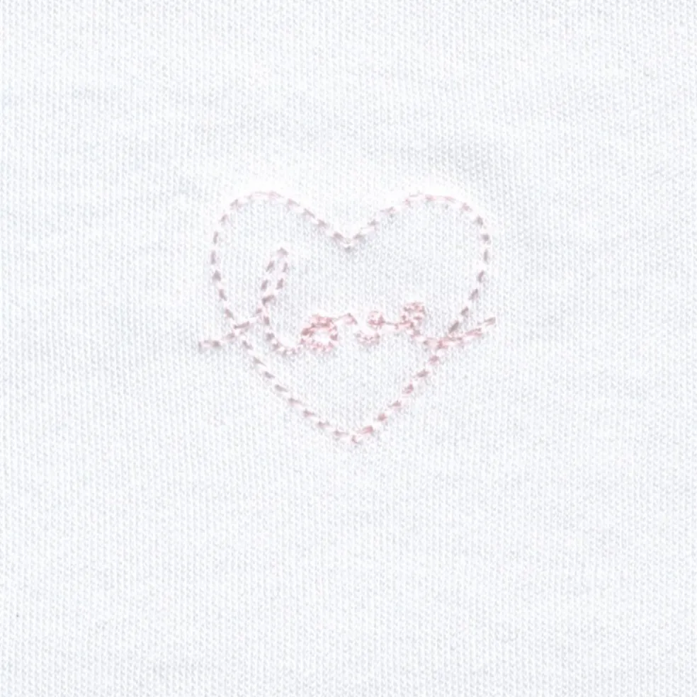 Cambrass Body Short Sleeve Crossed Love Pink