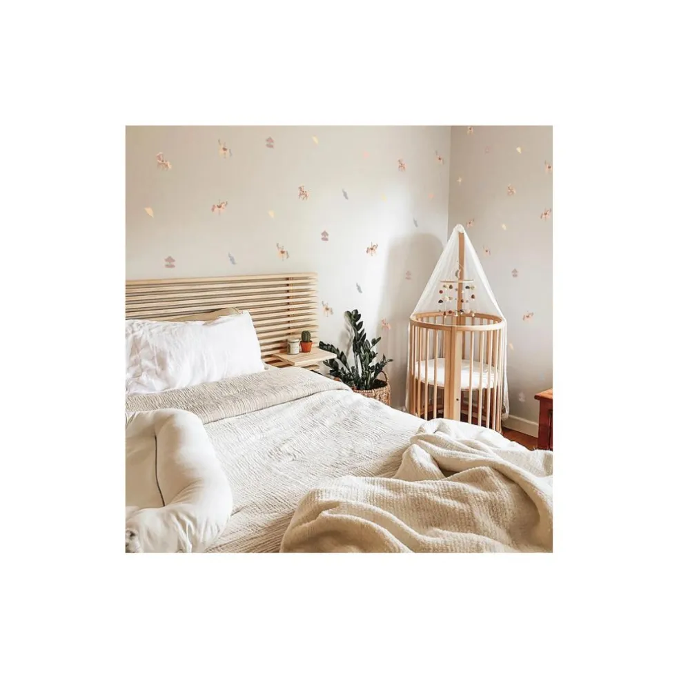 Carousel Horses Fabric Decal by Little Rei x Urban Li'l