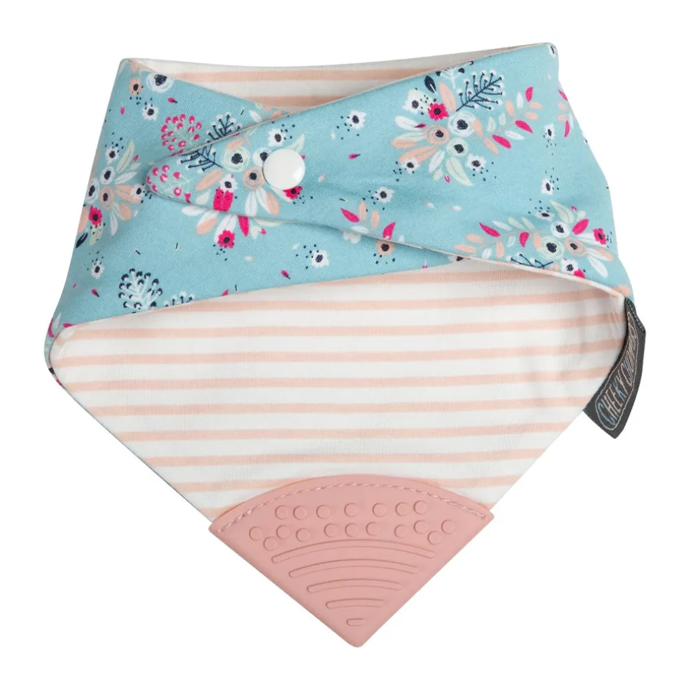 Cheeky Chompers Botanical Bloom Neckerchew - Teething Dribble Bib
