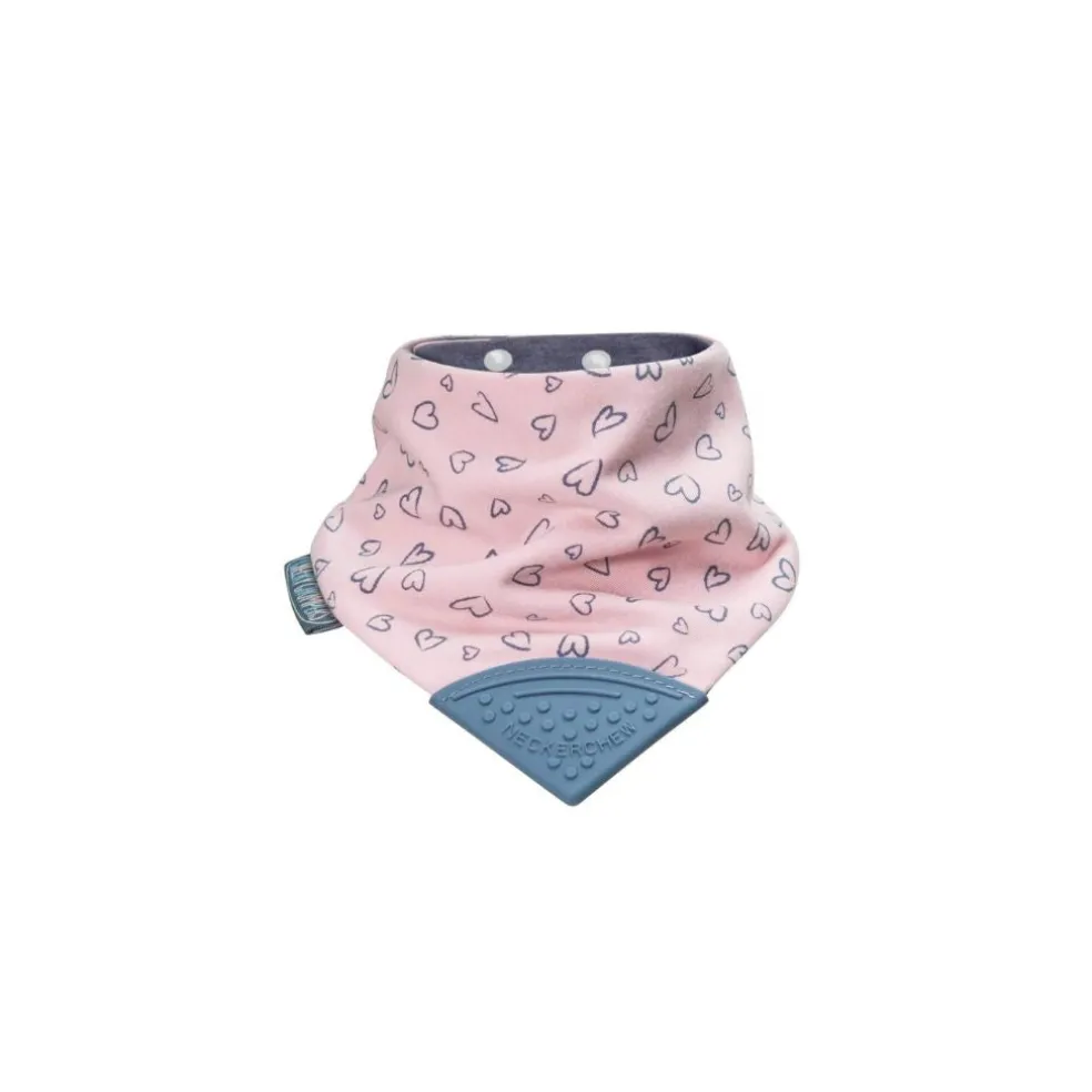 Cheeky Chompers Made With Love Neckerchew - Teething Dribble Bib