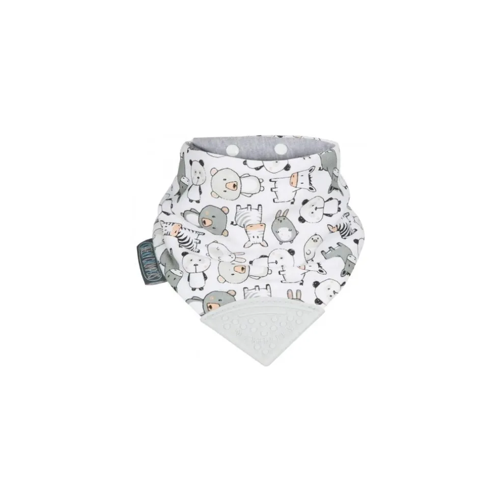 Cheeky Chompers Panda Pals Neckerchew - Teething Dribble Bib