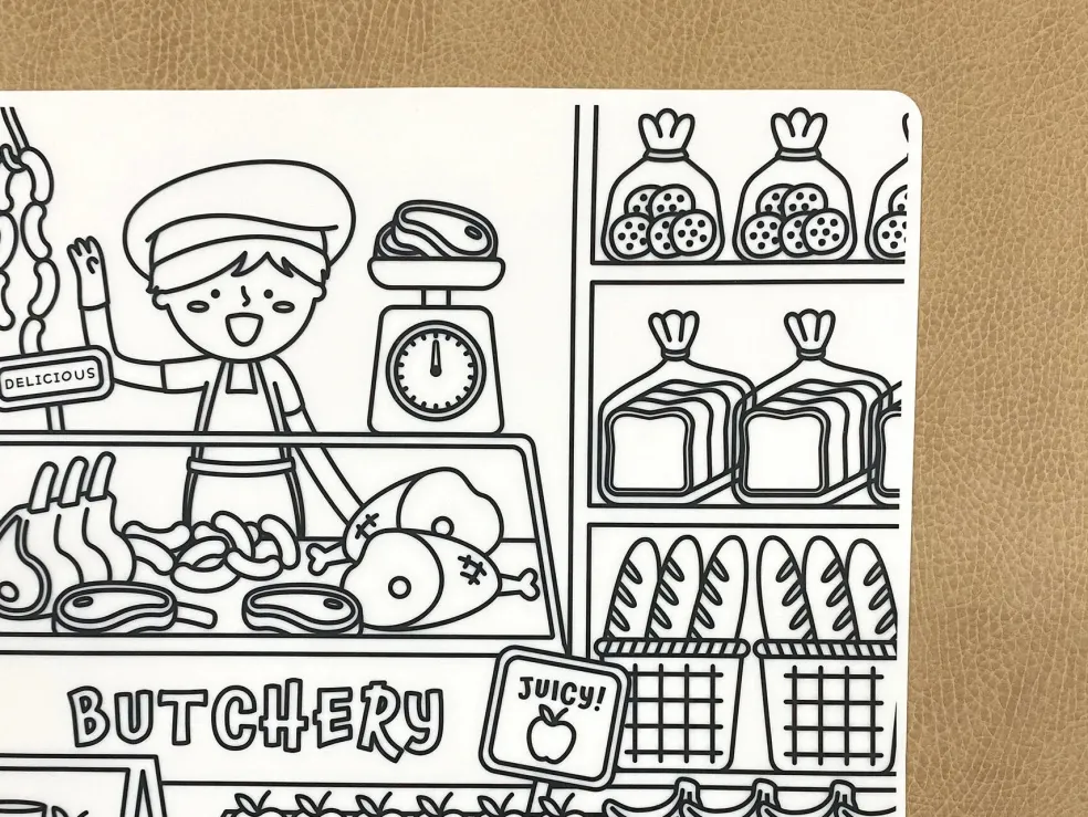 Colouroo Grocery Store: Search & Colour Mat